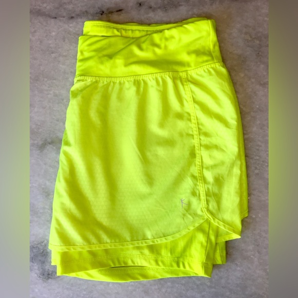Danskin Pants - Danskin Bright Neon Yellow athletic shorts
